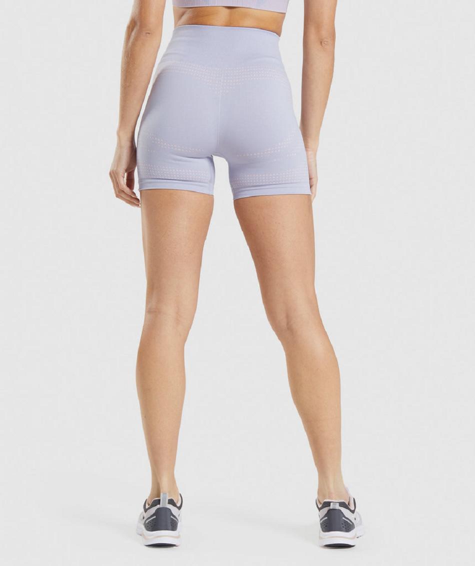 Pantalones Cortos Gymshark Vital Seamless 2.0 Mujer Azules | CO 2675LIS